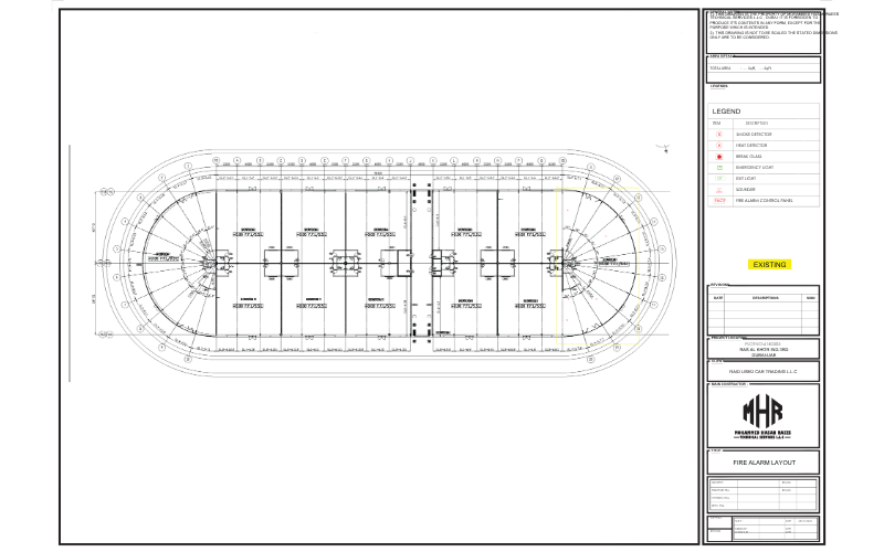 HVAC and Fire Safety Layout